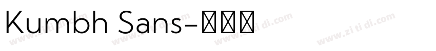 Kumbh Sans字体转换